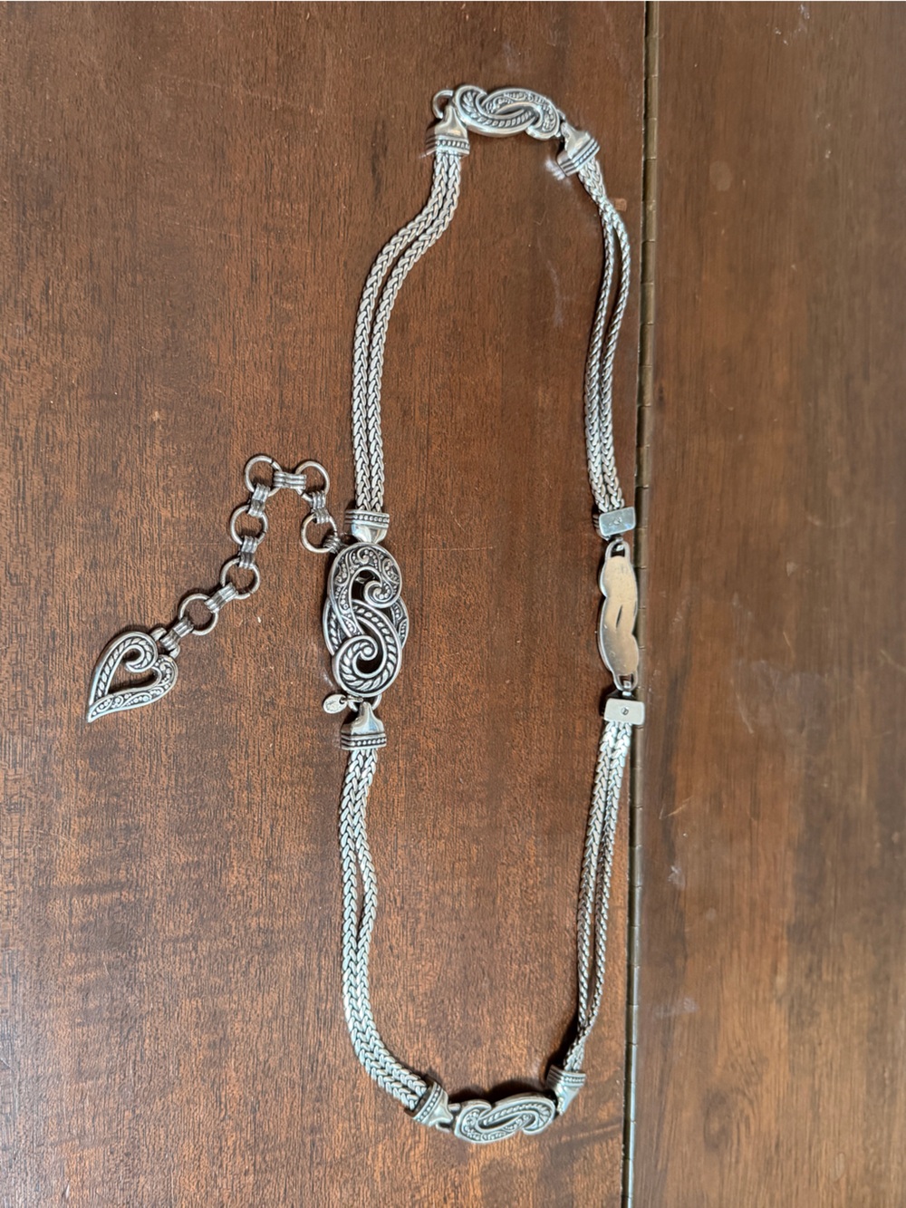 Silver-Tone Filigree Multi-Strand Necklace - Women's Accessories